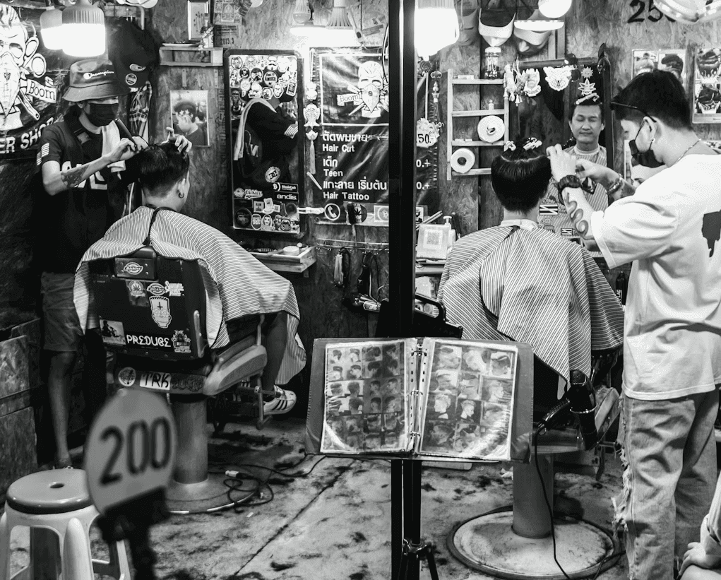 Barbershop background